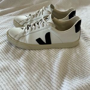 Veja White and Black Sneakers